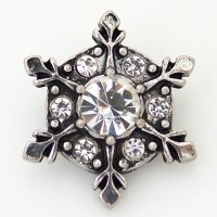 (image for) Snap Jewelry Rhinestone - Snowflake