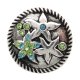 (image for) Snap Jewelry Rhinestone - Starfish Blue & Green