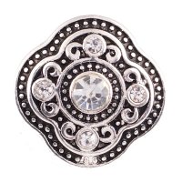(image for) Snap Jewelry Rhinestone - Antique Designer Clear Stones