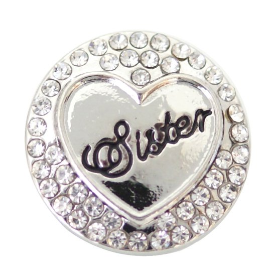 (image for) Snap Jewelry Rhinestone - Sister - Click Image to Close