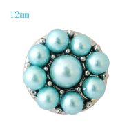 (image for) Mini Snap 12mm - Pearl Cluster Blue