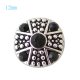 (image for) Mini Snap 12mm - Rhinestone Black with Dots