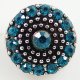 (image for) Snap Jewelry Rhinestone - Raised Dot Teal Blue