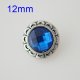 (image for) Mini Snap 12mm - Rhinestone Faceted Blue