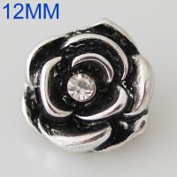 (image for) Mini Snap 12mm - Metal Flower
