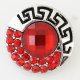 (image for) Snap Jewelry Rhinestone - Design - Red
