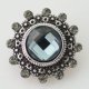 (image for) Snap Jewelry Rhinestone - Designer Faceted Smokey Gray