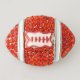 (image for) Snap Jewelry Rhinestone - Football Orange