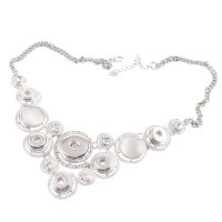 (image for) Snap Jewelry Mini & Regular Six Necklace - Clear Rhinestone