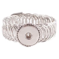 (image for) Snap Jewelry Bracelet Coil Wrap One Size Fits All Wide Band