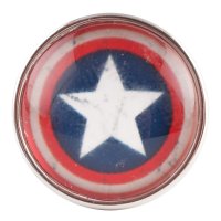 (image for) Snap Jewelry Glass - Captain America