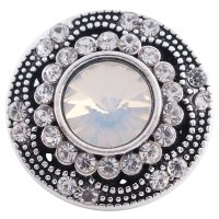 (image for) Snap Jewelry Rhinestone Antique Designer Clear & AB