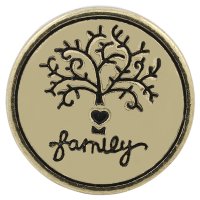 (image for) Snap Jewelry Metal - Family Tree Gold