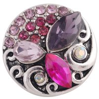 (image for) Snap Jewelry Rhinestone Designer - Purple, Fuchsia and Lt. Pink