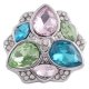 (image for) Snap Jewelry Rhinestone - Triad Pastel Multi Color