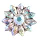 (image for) Snap Jewelry Rhinestone - Flower AB