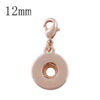 (image for) Mini Snap 12mm Lobster Clasp Pendant Rose Gold