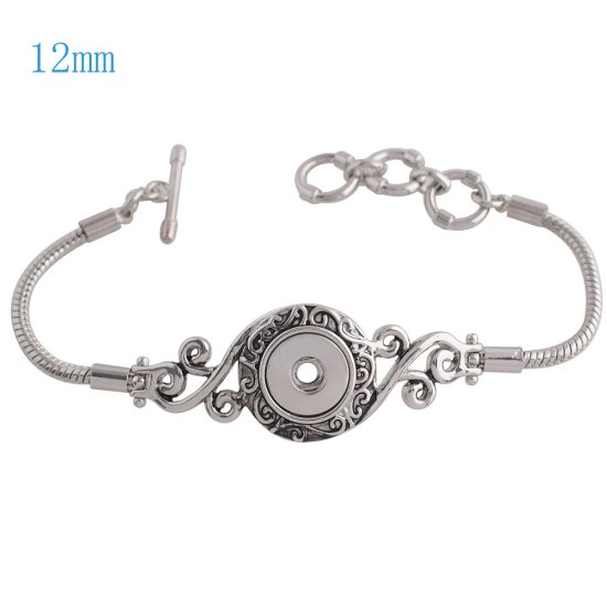 (image for) Mini Snap 12mm - Bracelet Toggle Designer 1 Snap - Click Image to Close
