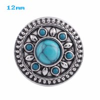 (image for) Mini Snap 12mm - Turquoise Halo