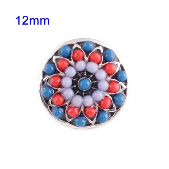 (image for) Mini Snap 12mm - Stones Multi-color - Click Image to Close