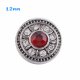 (image for) Mini Snap 12mm - Rhinestone Designer - Red & Clear