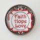 (image for) Mini Snap 12mm - Glass Faith, Hope & Love