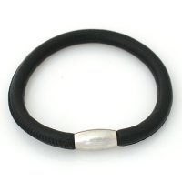 (image for) End Less Bracelet Magnetic Black - 20CM 8 inch