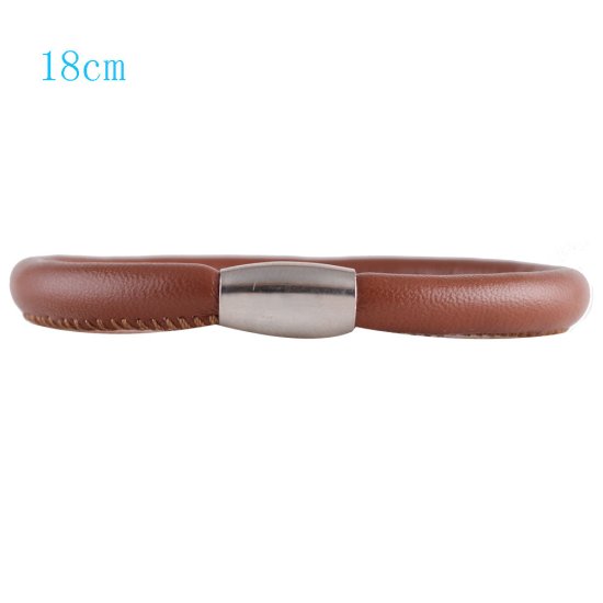 (image for) End Less Bracelet Magnetic Brown - 18CM 7 inch - Click Image to Close
