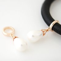(image for) End Less Pearl Charms Drop - Rose Gold