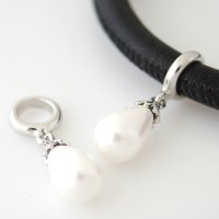 (image for) End Less Pearl Charms Drop - Silver