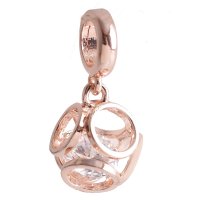 (image for) End Less Rhinestone Charms Drop - Rose Gold Loose Gem