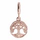 (image for) End Less Metal Charms Drop - Rose Gold Tree Of Life