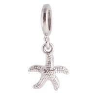 (image for) End Less Metal Charms Drop - Silver Starfish