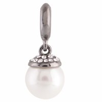 (image for) End Less Pearl Charms Drop - Pewter