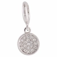(image for) End Less Crystal Charms Drop - Round Clear