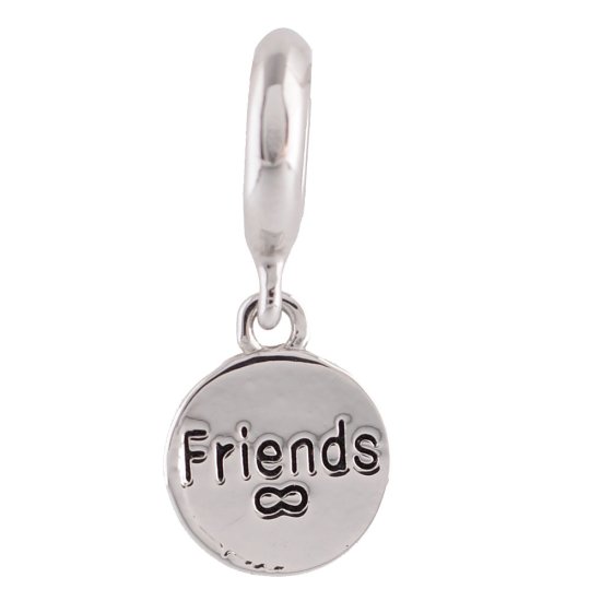 (image for) End Less Metal Charms - Silver Friends - Click Image to Close