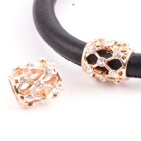 (image for) End Less Metal Charms - Rose Gold CZ Barrel