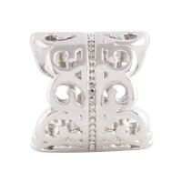 (image for) End Less Metal Charms - Silver Swirls