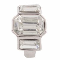 (image for) End Less Rhinestone Charms - Silver Rising Cubes