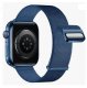 (image for) Fuel Injection Blue Apple Magnetic Milanese Compatible with Apple Watch Bands 42mm 44mm 45mm 49mm