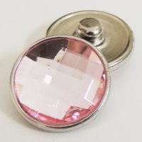 (image for) Snap Jewelry Faceted Crystal Light Pink