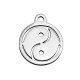 (image for) 14*12mm Small Stainless Steel Charm ? Yin & Yang