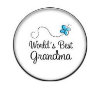 (image for) Snap Glass Jewelry - World's Best Grandma