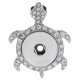 (image for) Snap Jewelry Pendant - Turtle Black Eyes