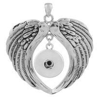 (image for) Snap Jewelry Angel Wings Pendant fits 18-20mm ginger Charms