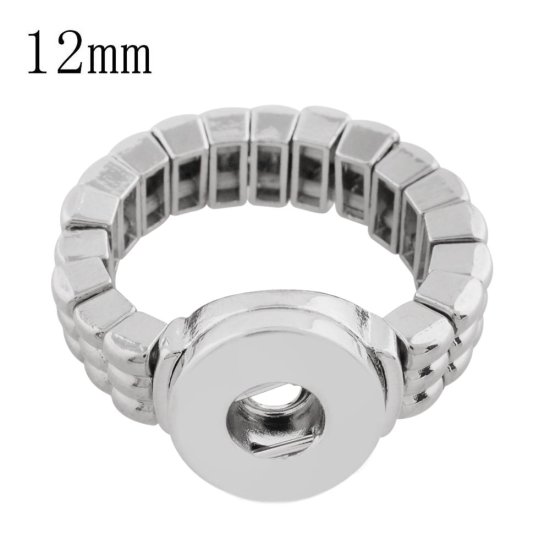 (image for) Mini Snap 12mm - Ring - Stretch Elastic - Click Image to Close