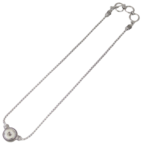 (image for) Mini Snap 12mm - Pendant & Chain Designer 18" + 1" Extender - Click Image to Close