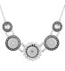 (image for) Snap Jewelry Designer Triple Necklace 20"+2"Clear Rhinestone