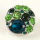 (image for) Snap Jewelry Rhinestone - Cluster - Multi Teal