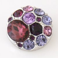 (image for) Snap Jewelry Rhinestone - Cluster - Multi Purple